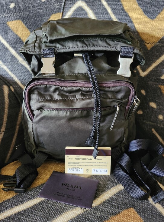 Prada Handbags - Sale🤯 PRADA Mini Archival 1998 PRADA Tessuto Montagna Backpack-Ebano Near MINT